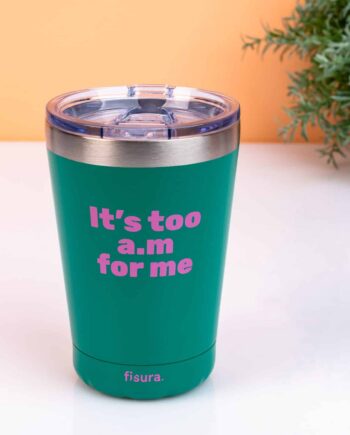 Koffiemok thermosbeker - It's Too A.M. For Me