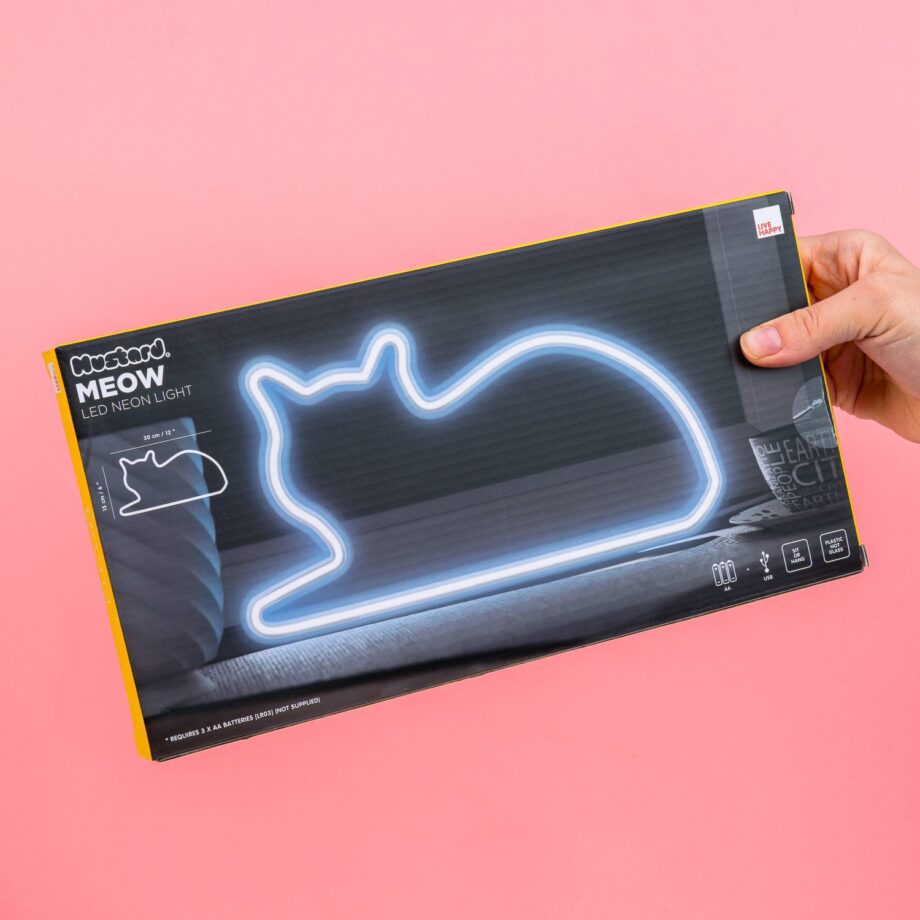 Neon kattenlamp