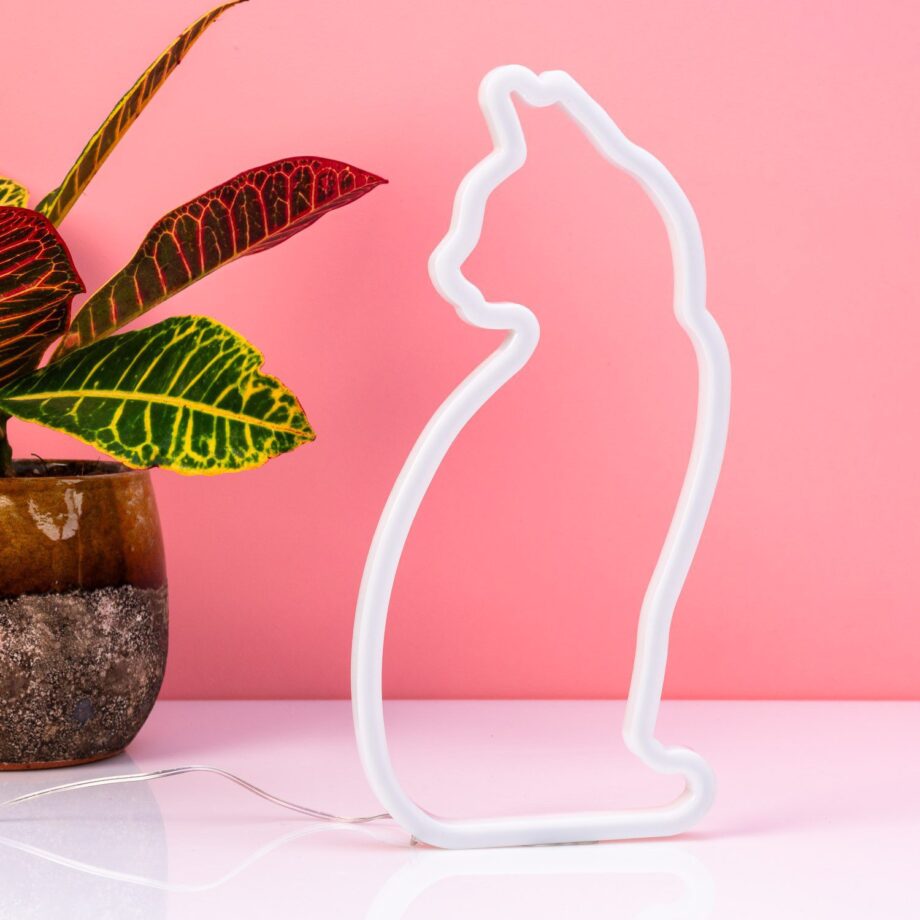 Neon kattenlamp