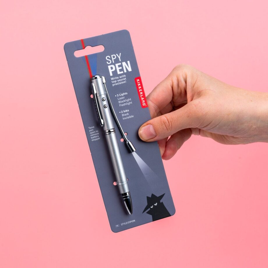 Pen met onzichtbare inkt en verlichting