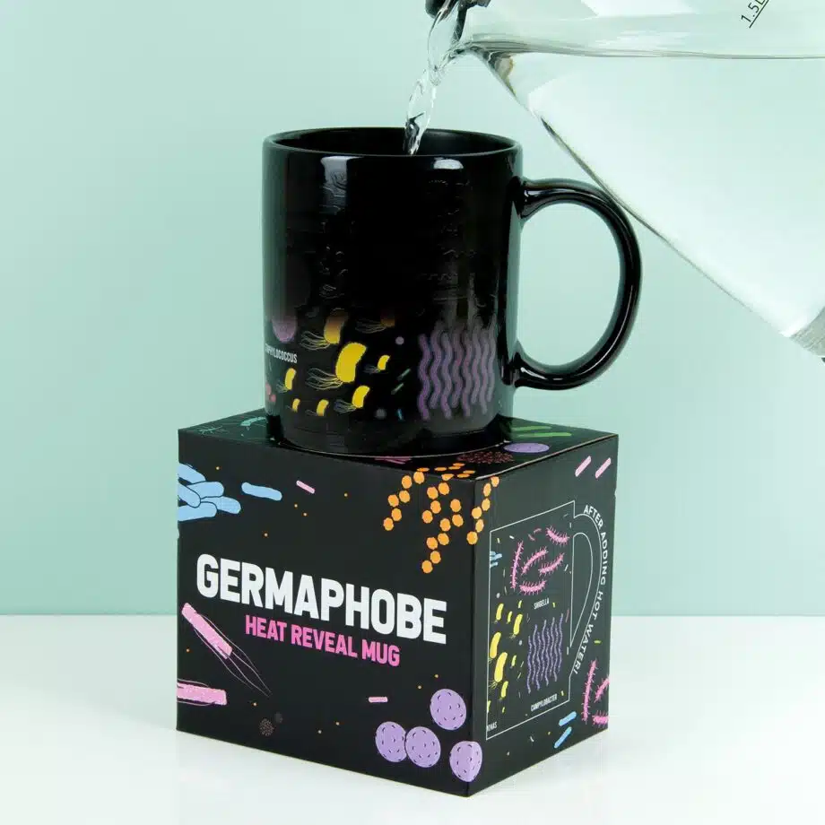 Warmtegevoelige germafoob mok
