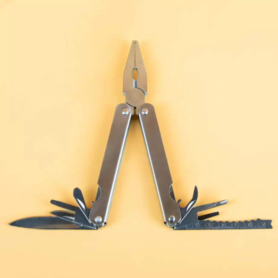 Heupflacon en multitool set