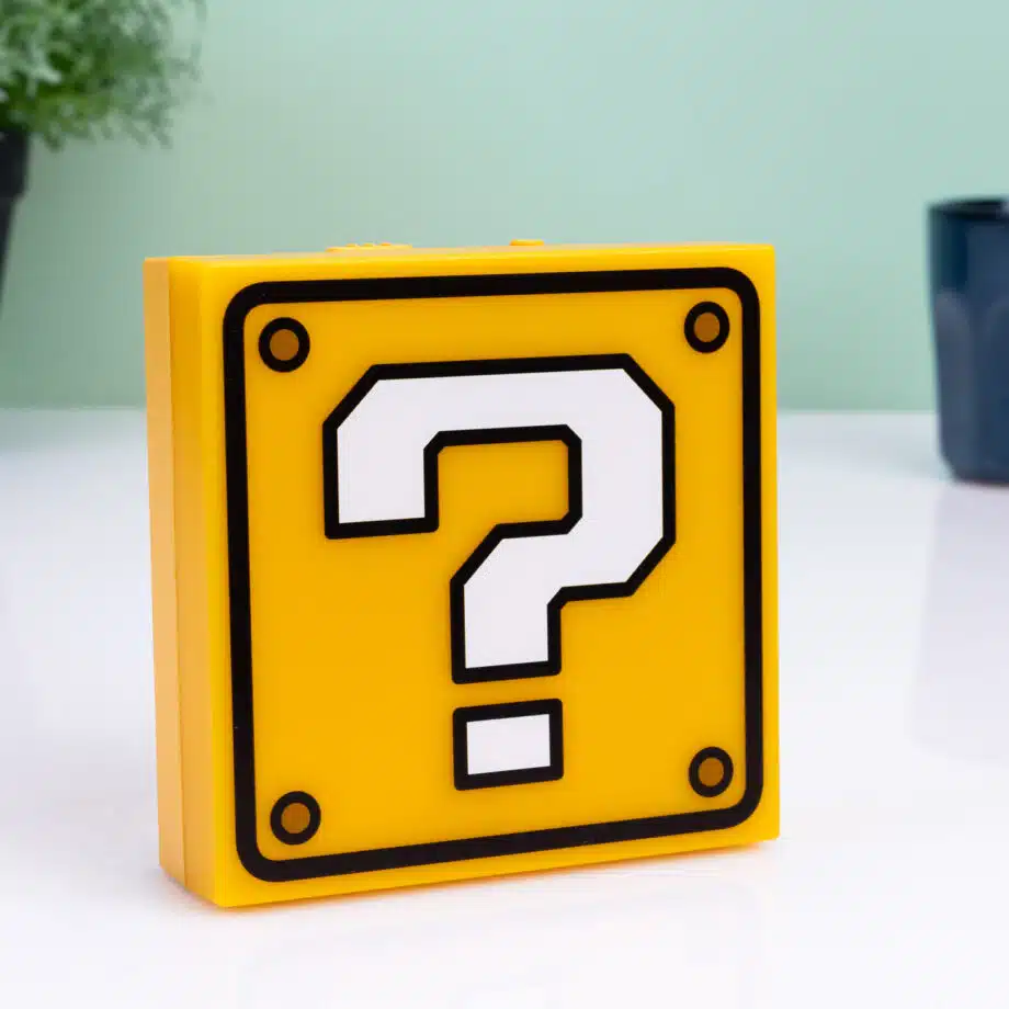 Super Mario Question Block muurlamp