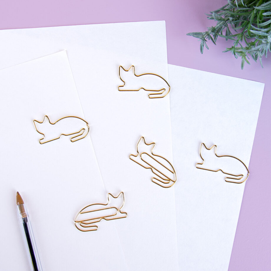 Huisdier paperclips (set van 5)
