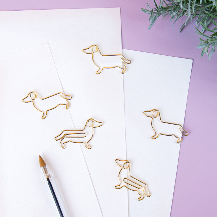 Huisdier paperclips (set van 5)