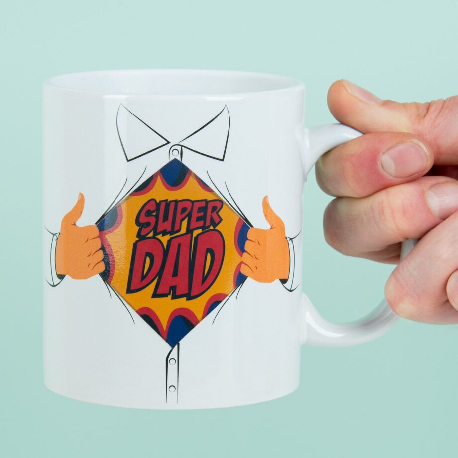 Warmtegevoelige Super Dad mok