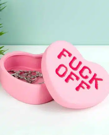 Snoephart sieradenbakje - Fuck Off
