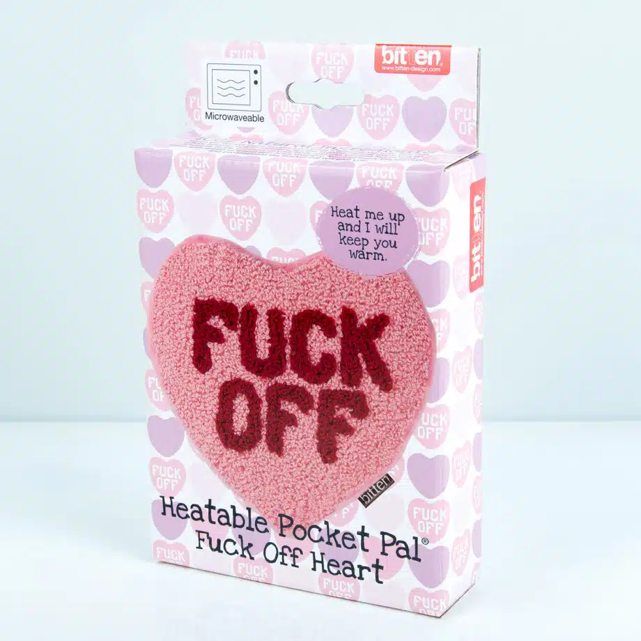 Fuck Off hart warmtekussen