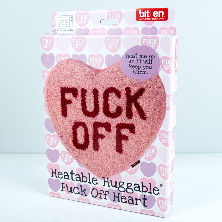 Fuck Off hart warmtekussen