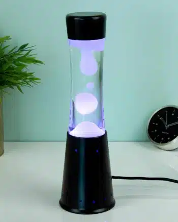 Led lavalamp - Zwart
