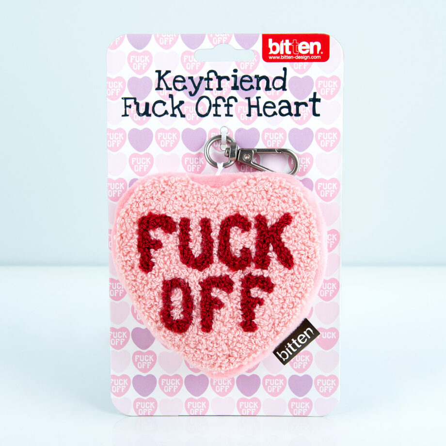 Fuck Off hart sleutelhanger