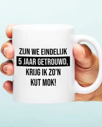 Mok Zijn we eindelijk zoveel jaar getrouwd