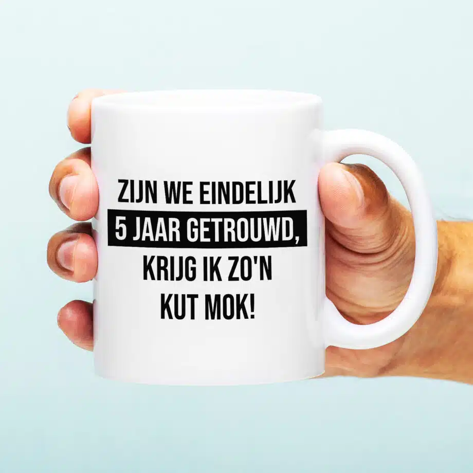 Mok Zijn we eindelijk zoveel jaar getrouwd