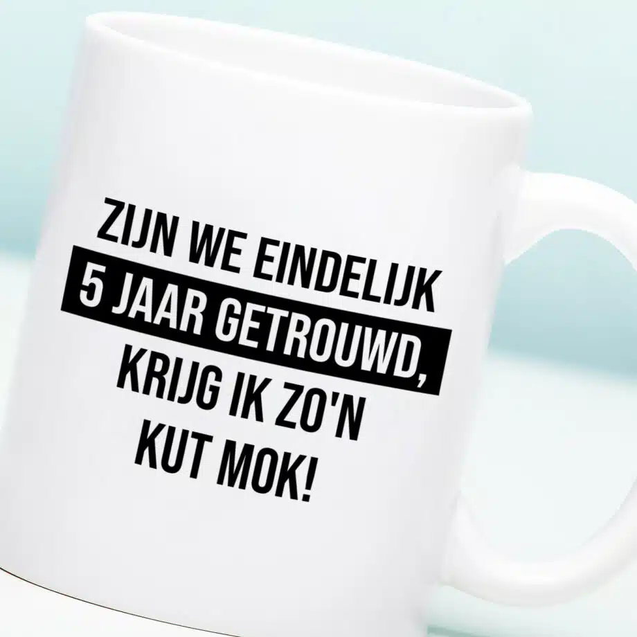 Mok Zijn we eindelijk zoveel jaar getrouwd