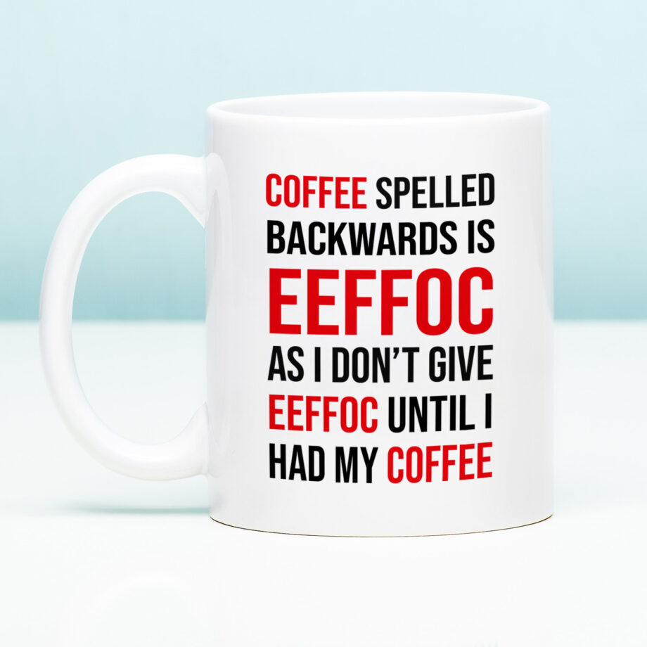 Mok Coffee Spelled Backwards