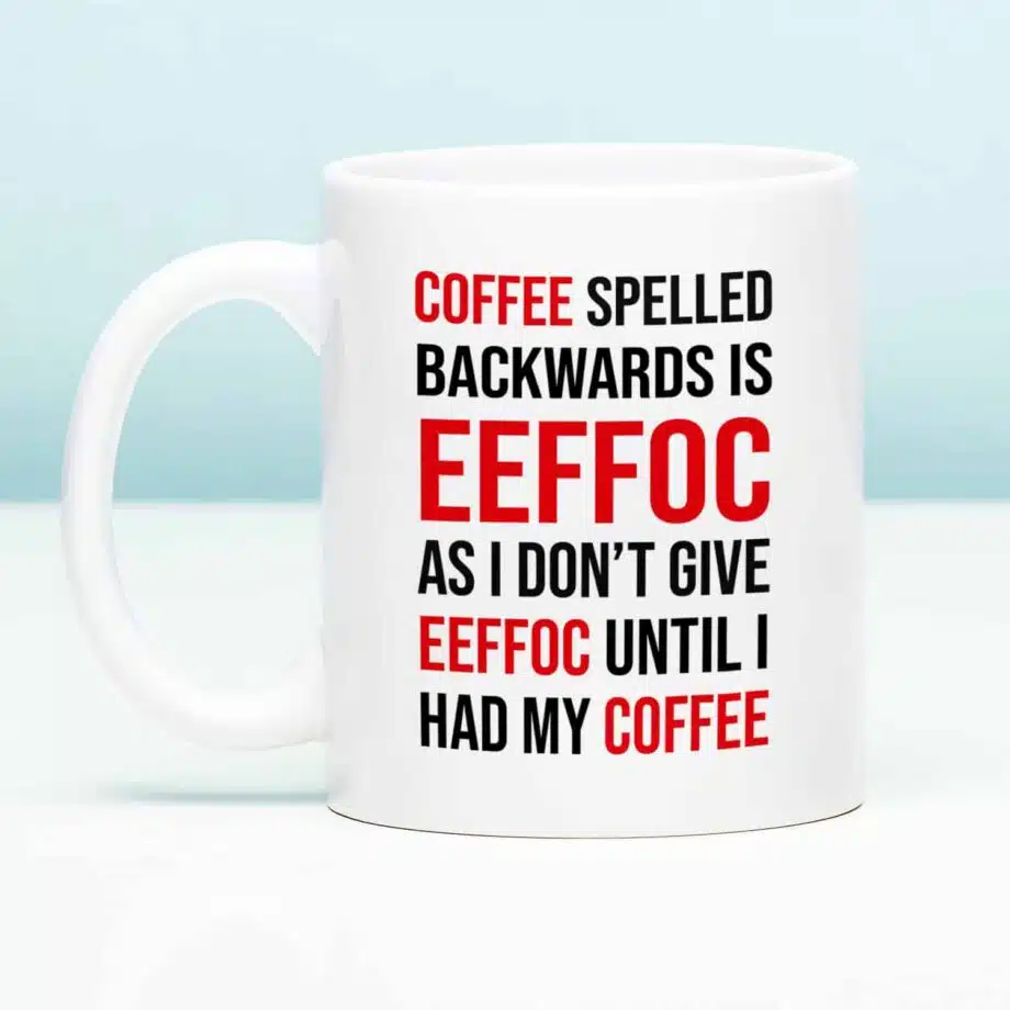 Mok Coffee Spelled Backwards