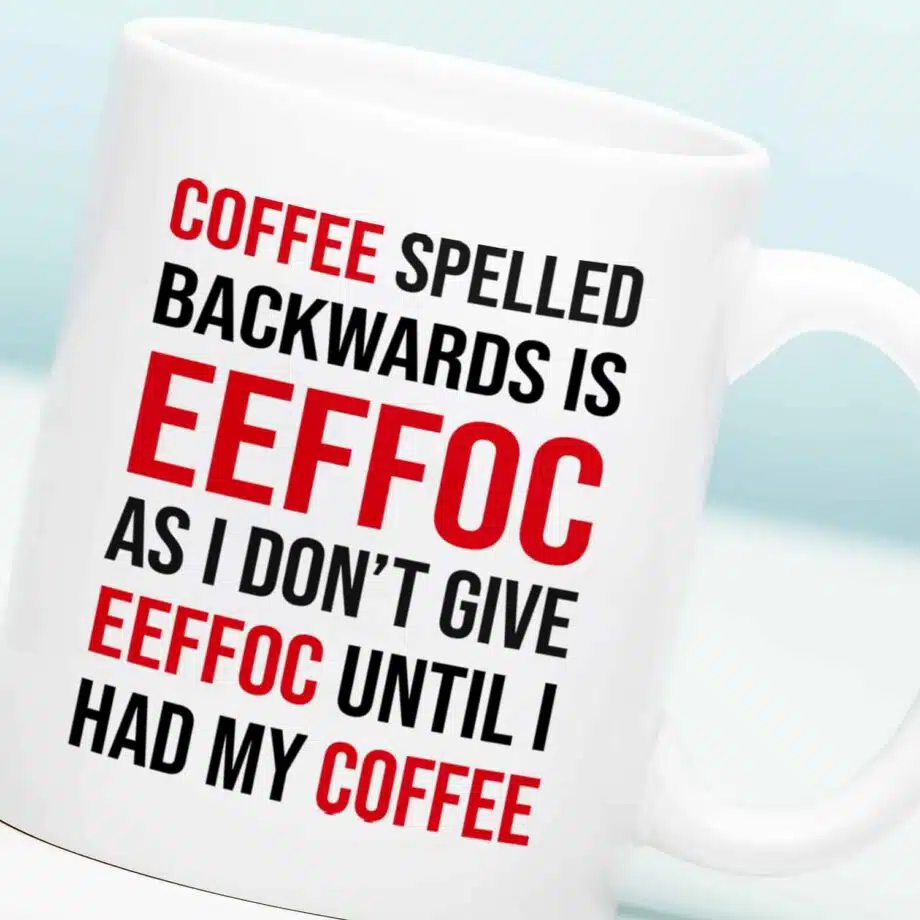 Mok Coffee Spelled Backwards
