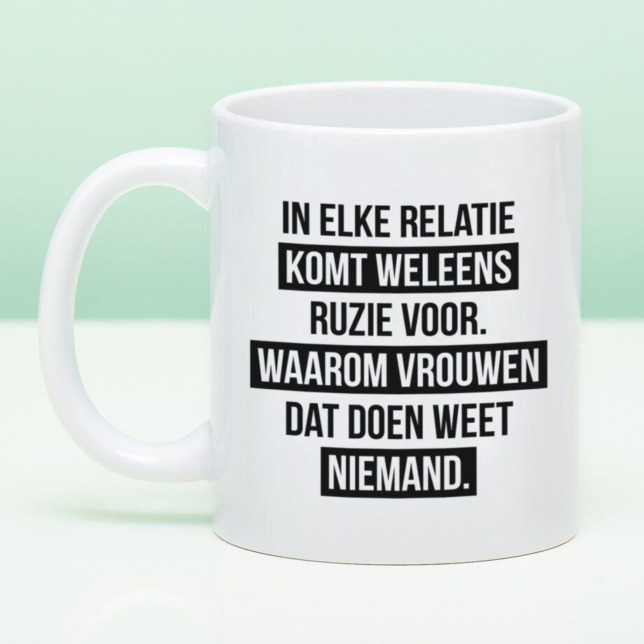 Mok In elke relatie komt ruzie voor
