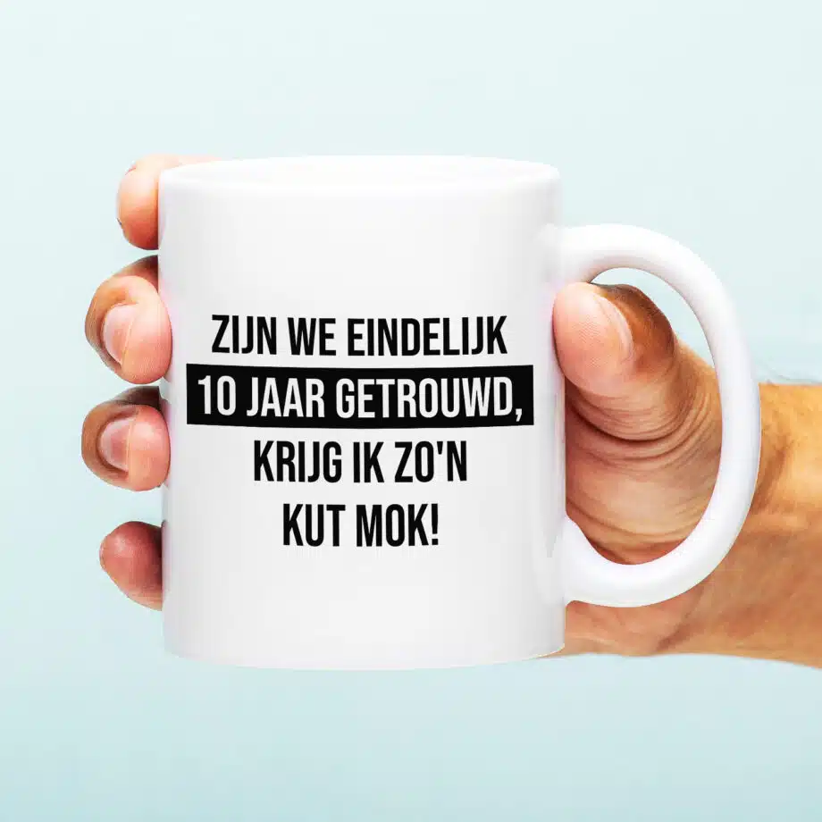 Mok Zijn we eindelijk zoveel jaar getrouwd