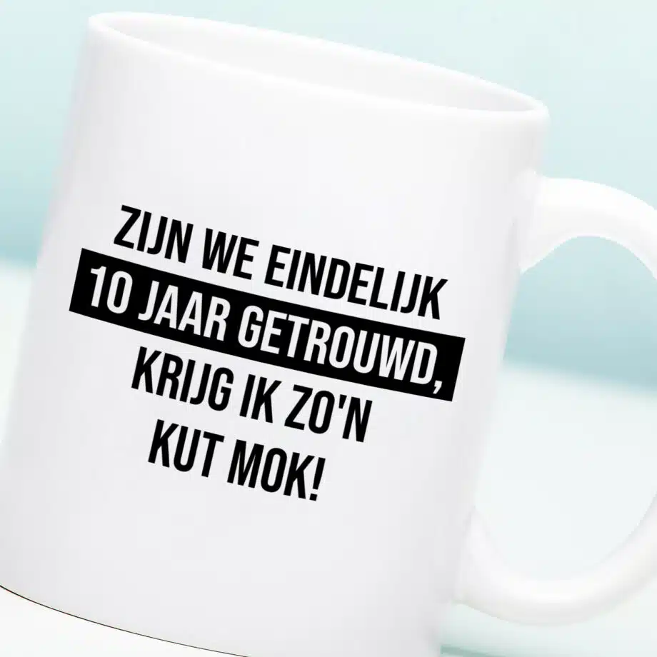 Mok Zijn we eindelijk zoveel jaar getrouwd