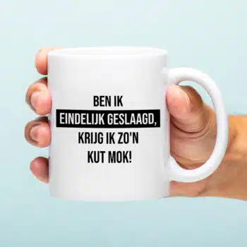 Mok Ben ik eindelijk geslaagd