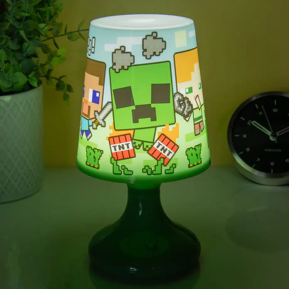 Minecraft USB schemerlamp