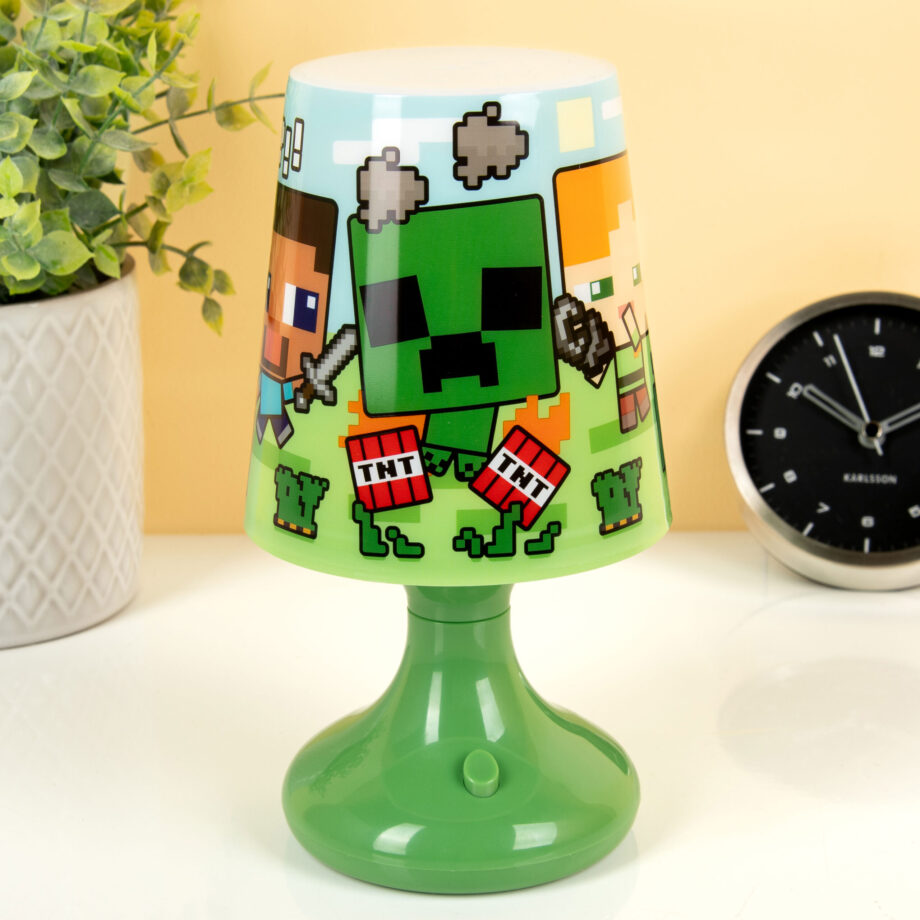 Minecraft USB schemerlamp