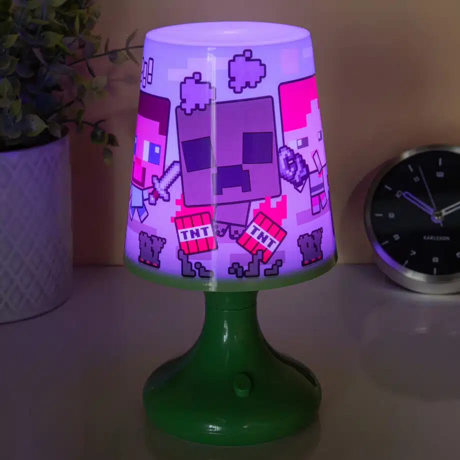 Minecraft USB schemerlamp