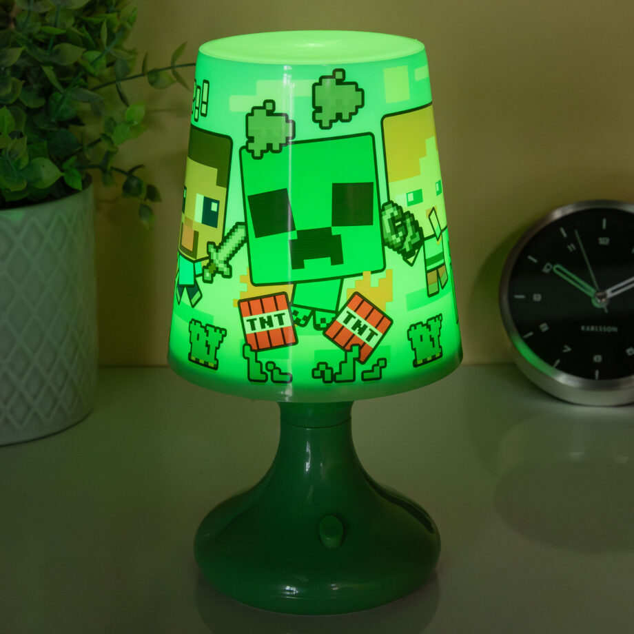 Minecraft USB schemerlamp