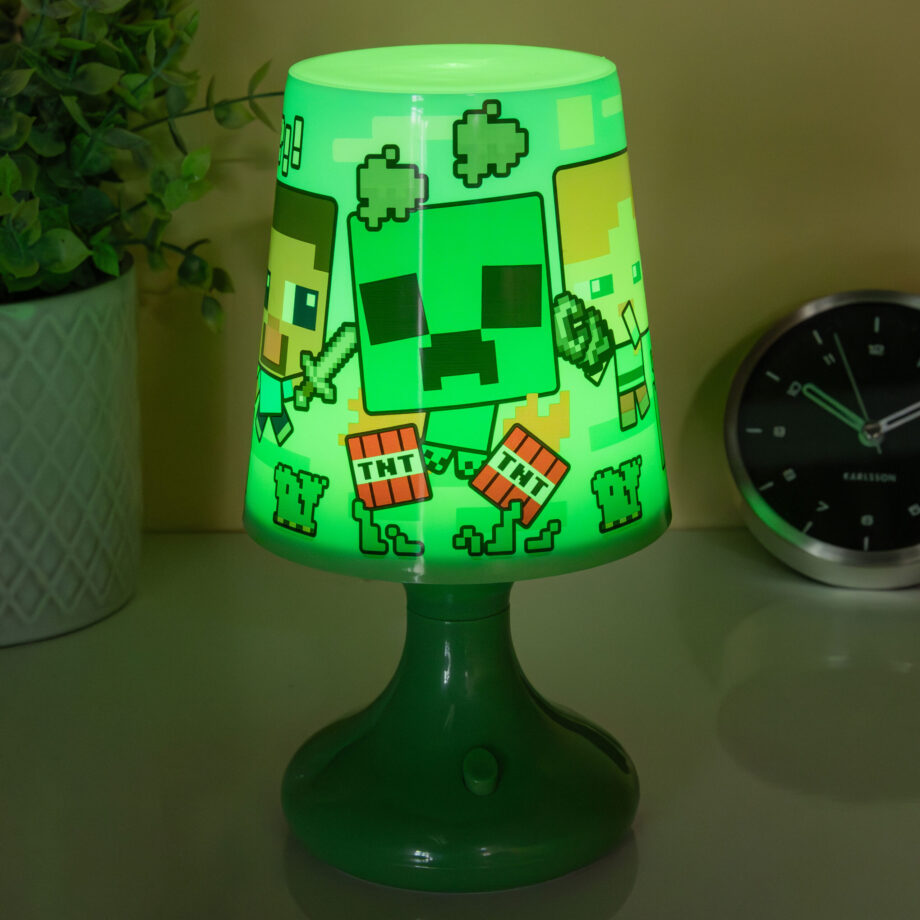 Minecraft USB schemerlamp