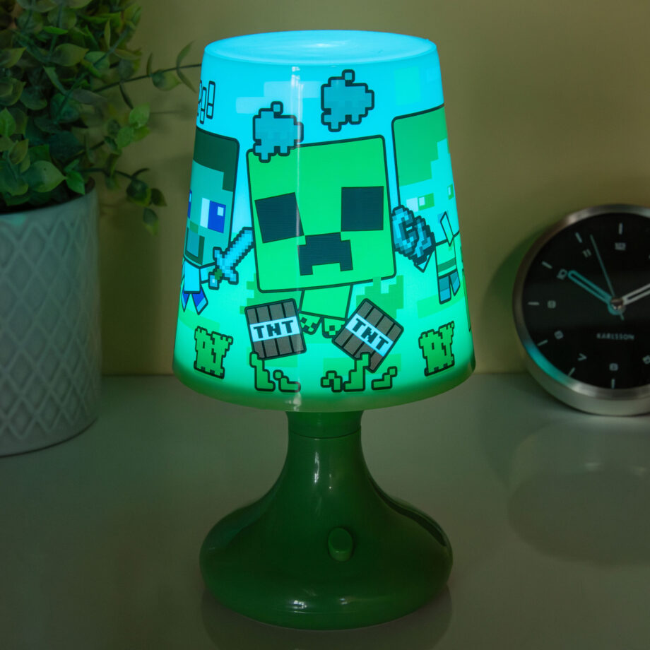 Minecraft USB schemerlamp