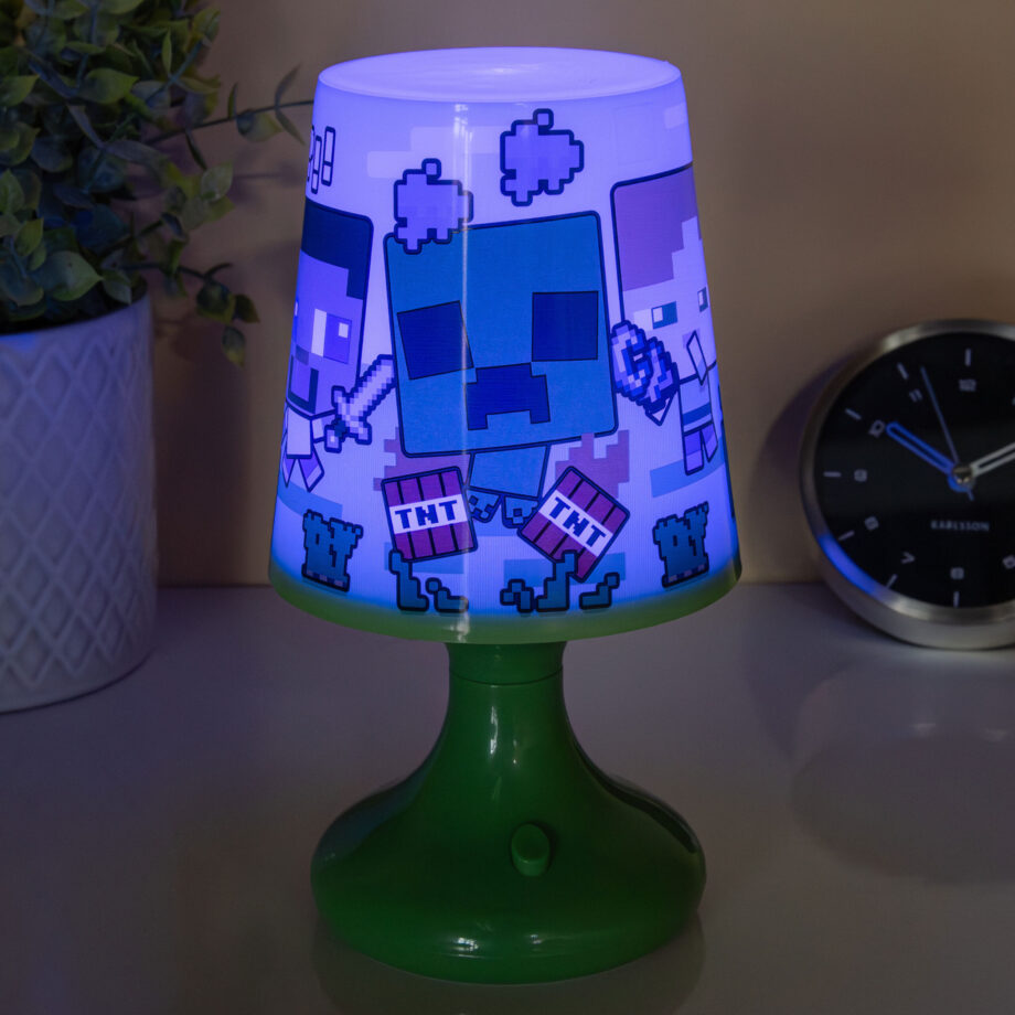 Minecraft USB schemerlamp