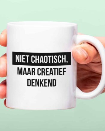 Mok Niet chaotisch, maar creatief denkend