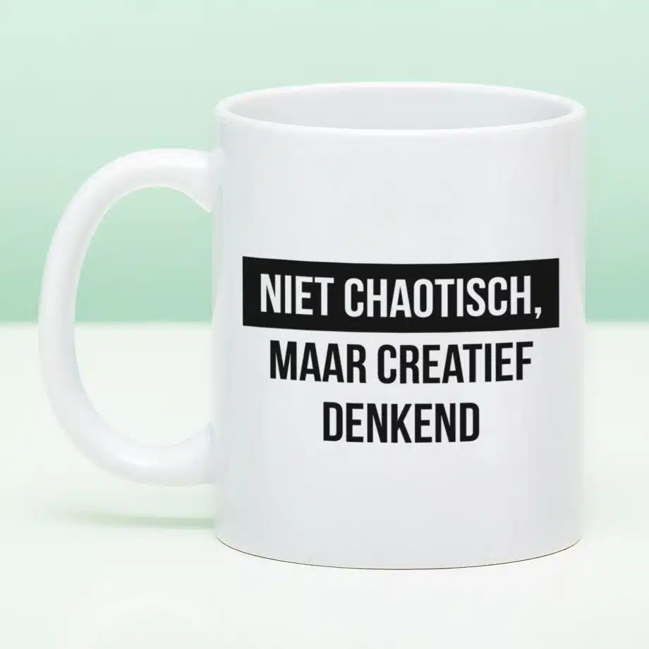 Mok Niet chaotisch, maar creatief denkend