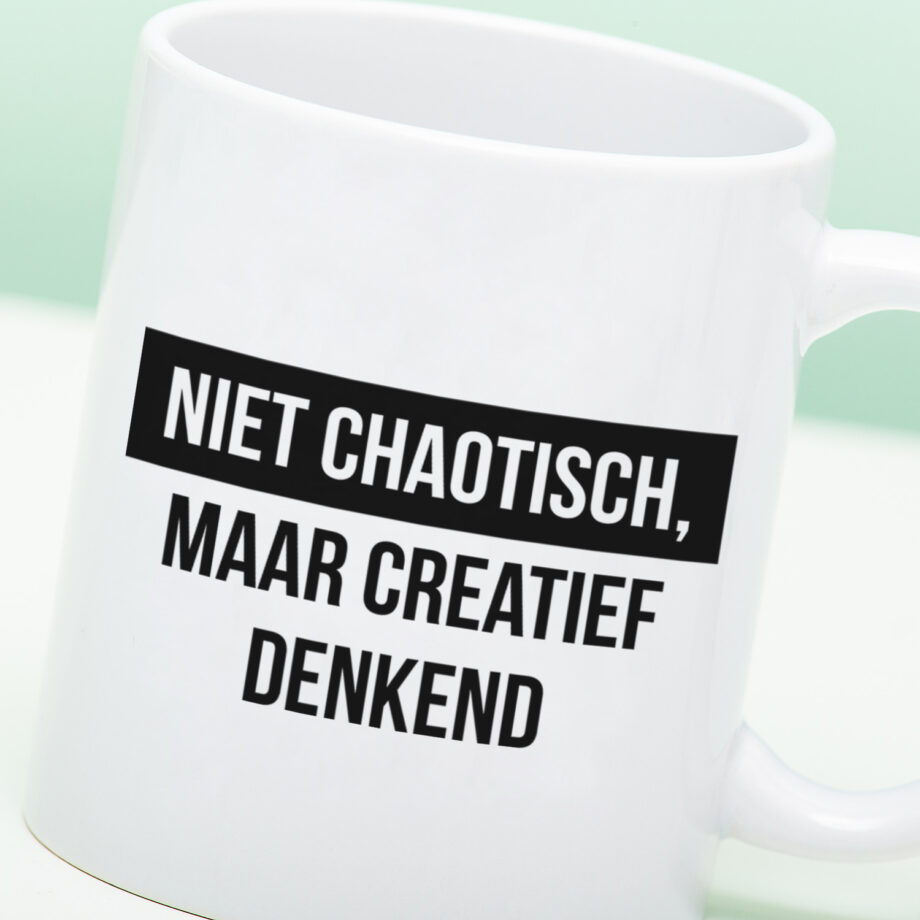 Mok Niet chaotisch, maar creatief denkend