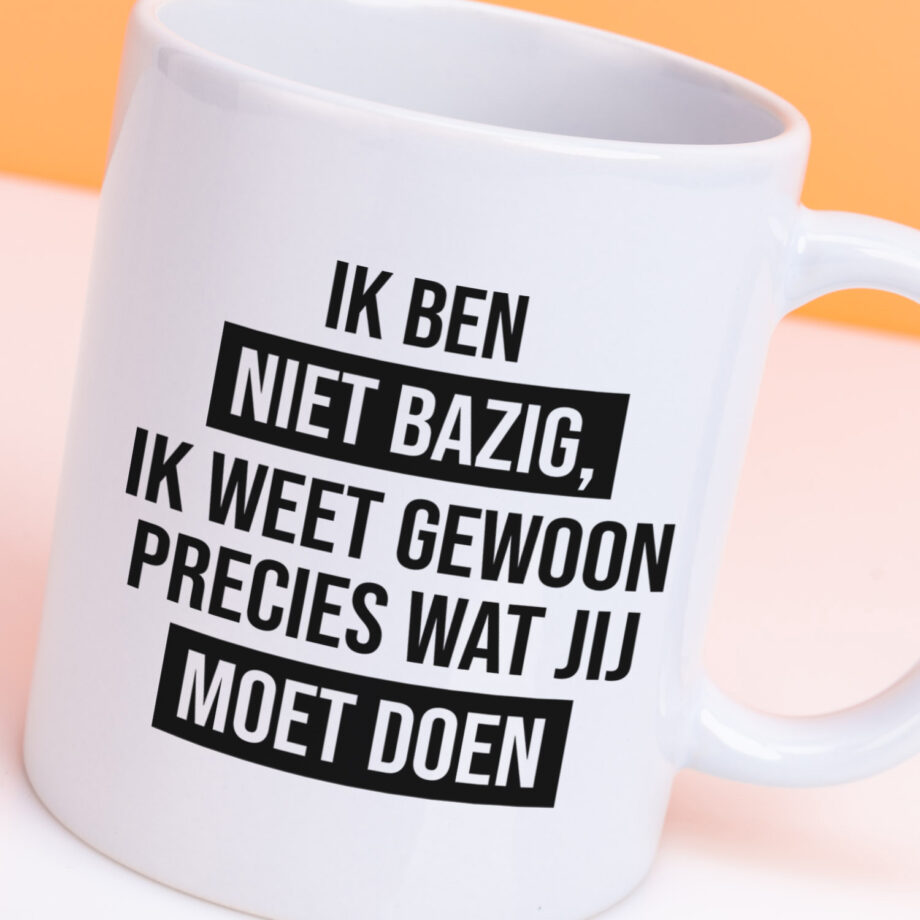 Mok Ik ben niet bazig