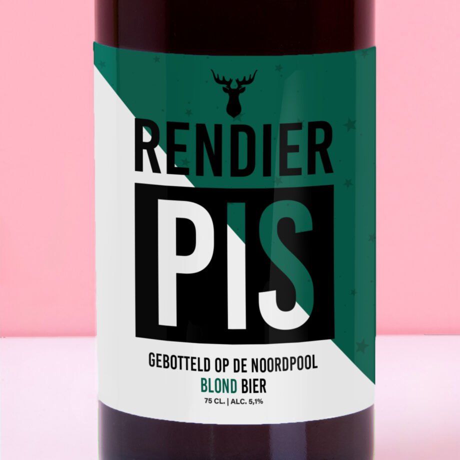 Bierfles Rendier pis (750 ml)