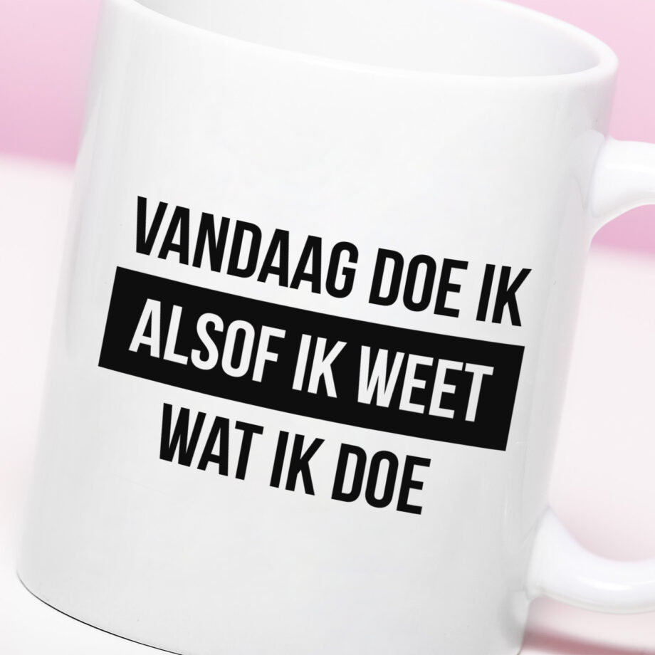 Mok Vandaag doe ik alsof ik weet wat ik doe