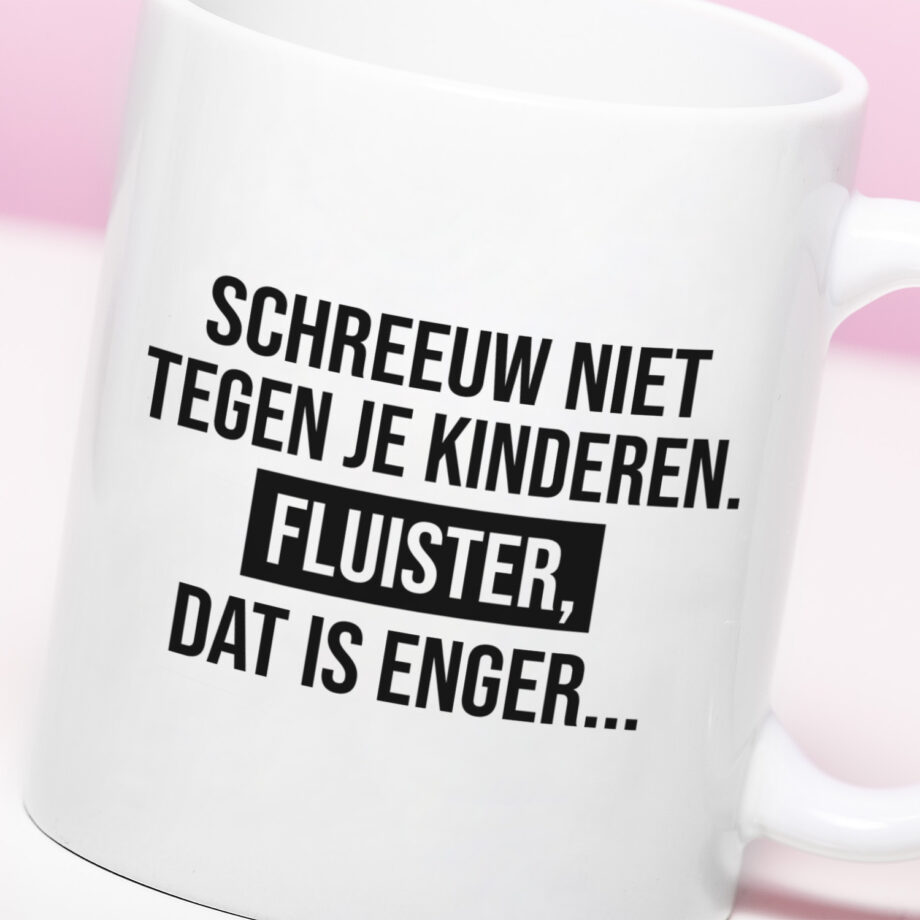 Mok Schreeuw niet tegen je kinderen