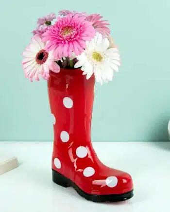 Regenlaars vaas - Rood