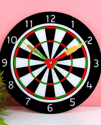 Dartbord klok