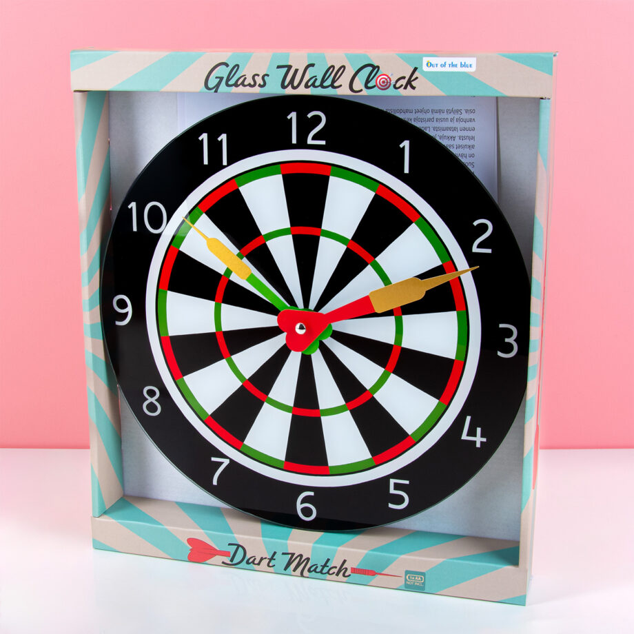 Dartbord klok