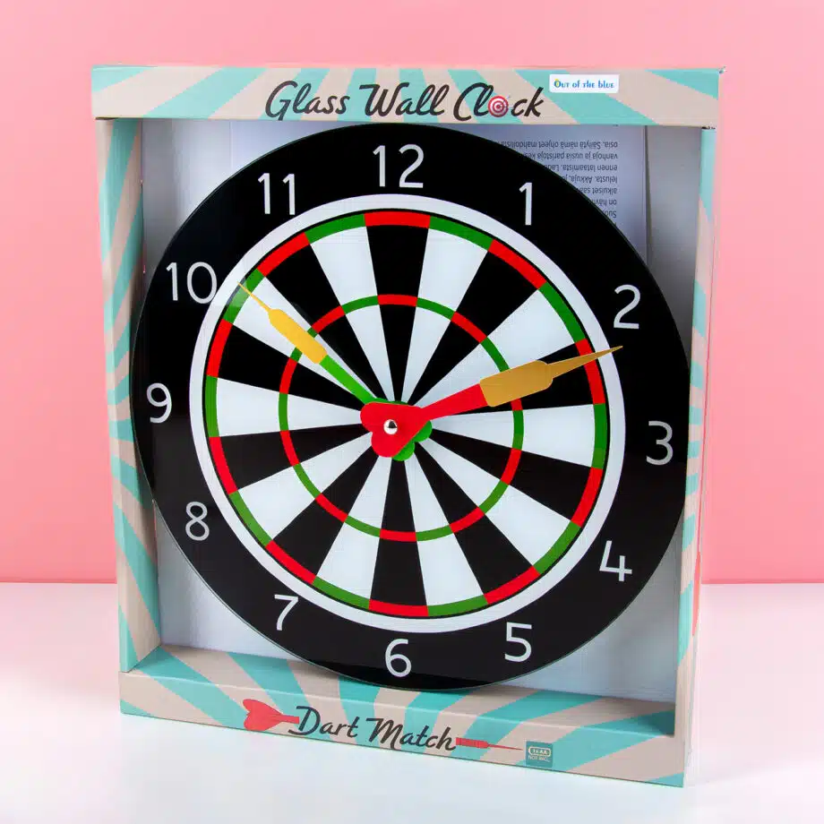 Dartbord klok