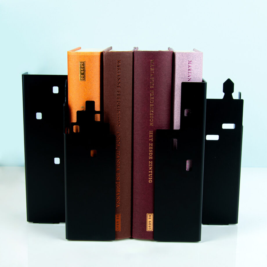 Skyline boekensteunen (set van 2)