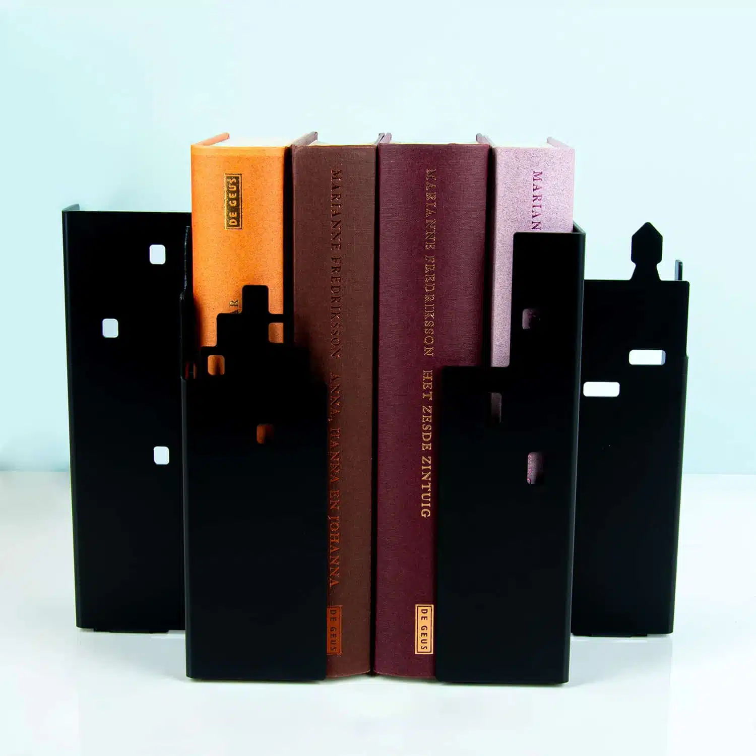 Skyline boekensteunen (set van 2)