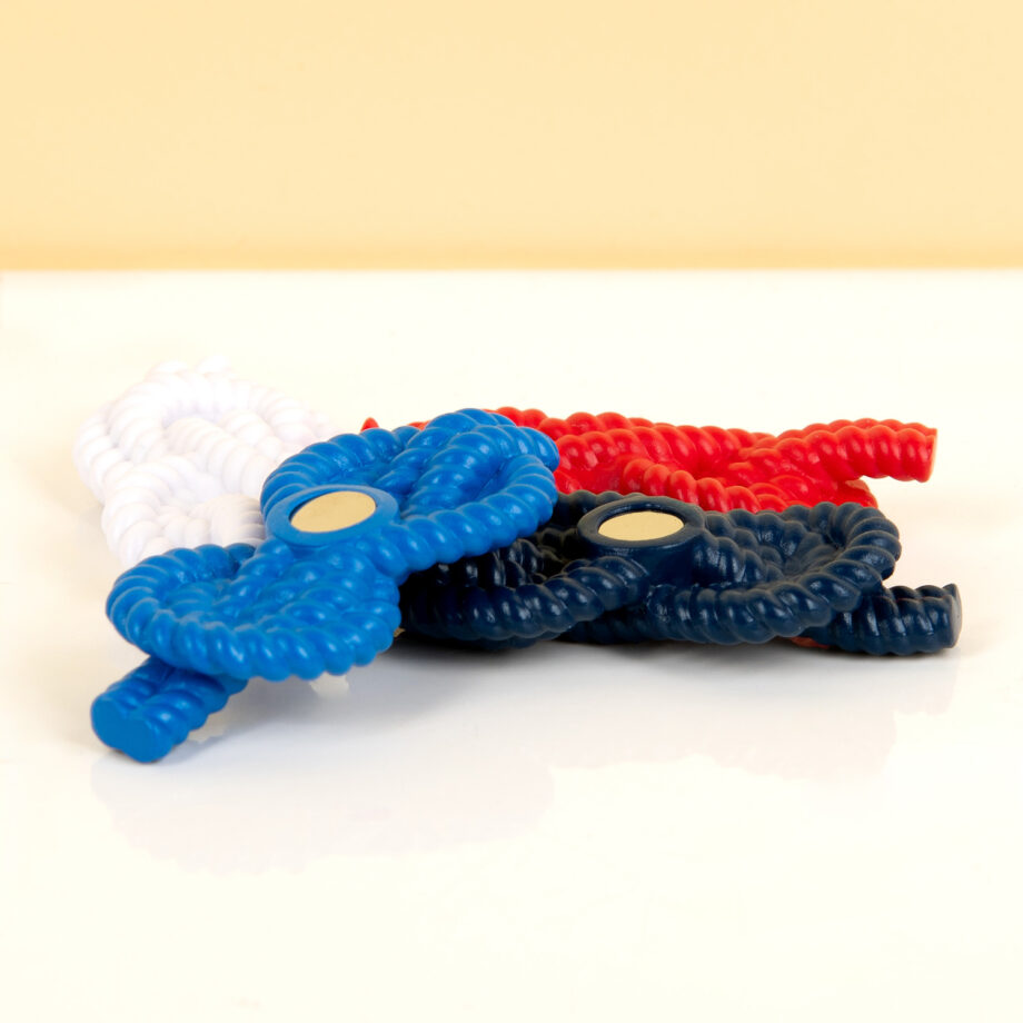 Knoop magneten (set van 4)