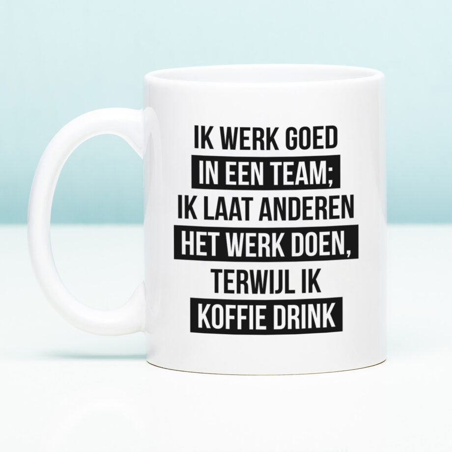 Mok Ik werk goed in een team