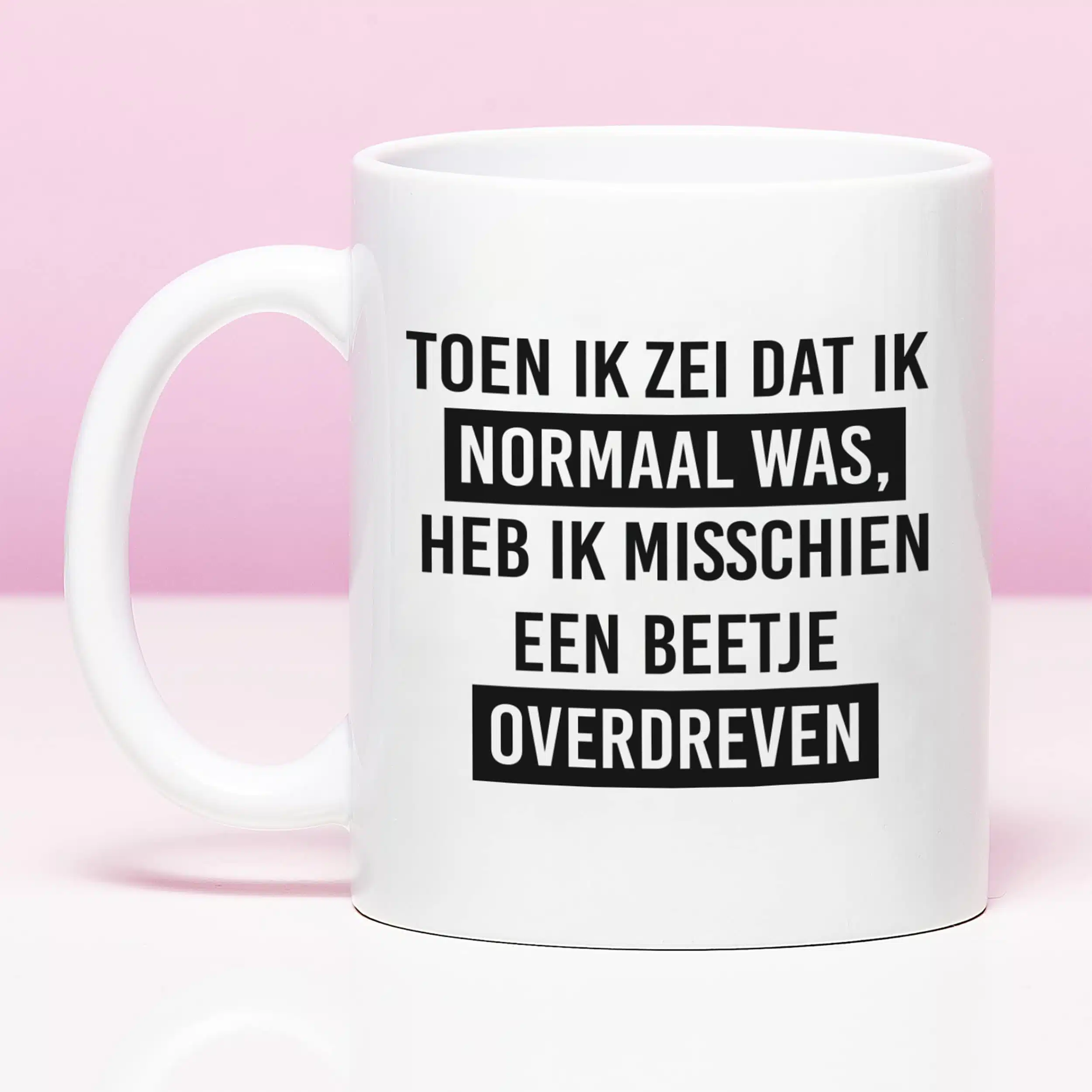 Mok Ik heb een beetje overdreven