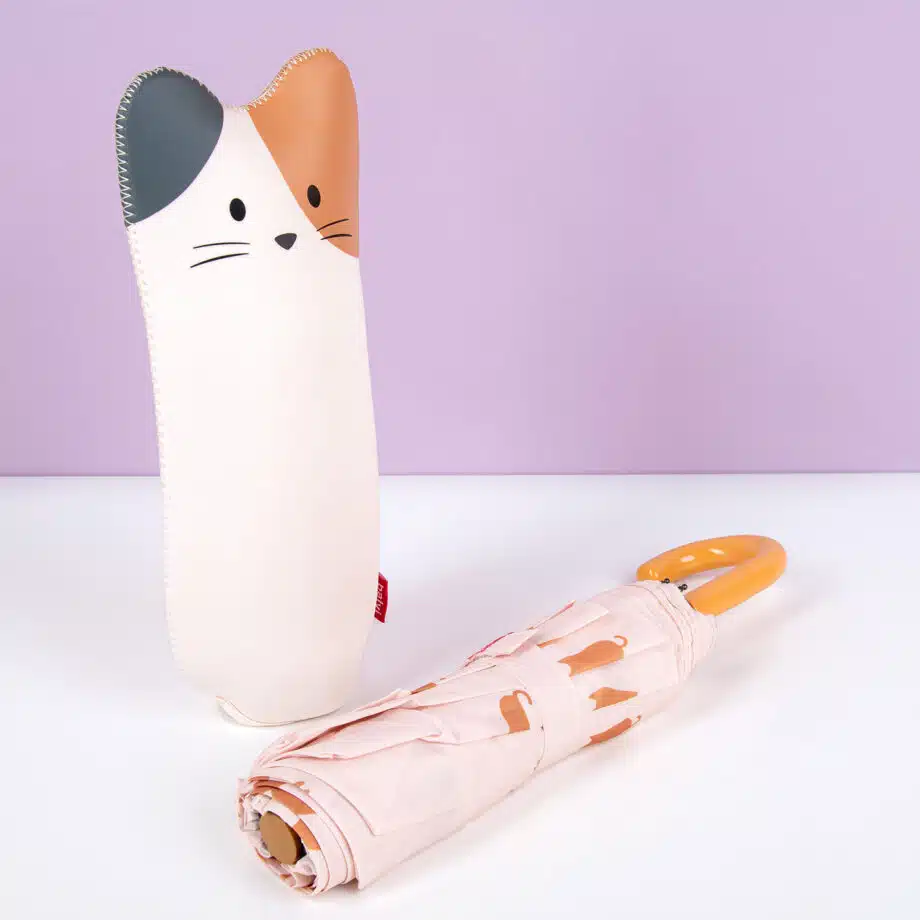 Paraplu met dierenhoes