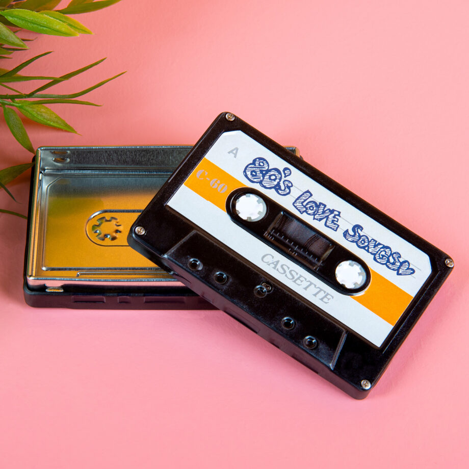 Cassettebandje opbergblikje